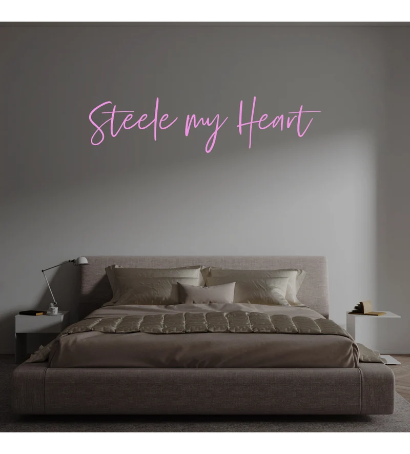 Custom text: Steele my Heart