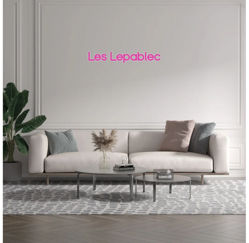 Custom text: Les Lepablec