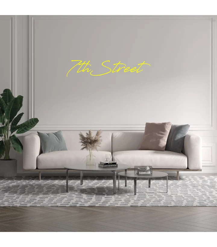 Custom text: 7thStreet