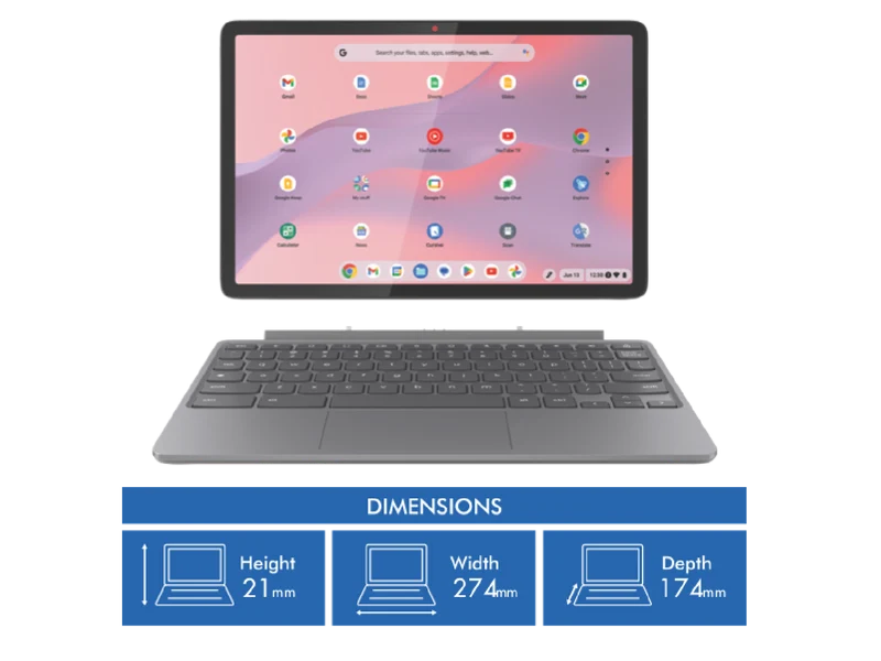 Lenovo Duet 11 11" MTK 838 4GB 128GB eMMC Touch Chromebook