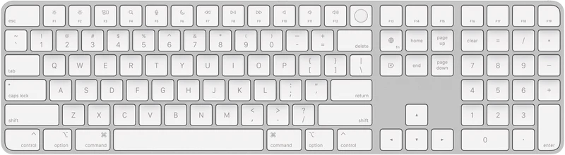 Apple Magic Keyboard Touch ID & Numeric Keypad (White)