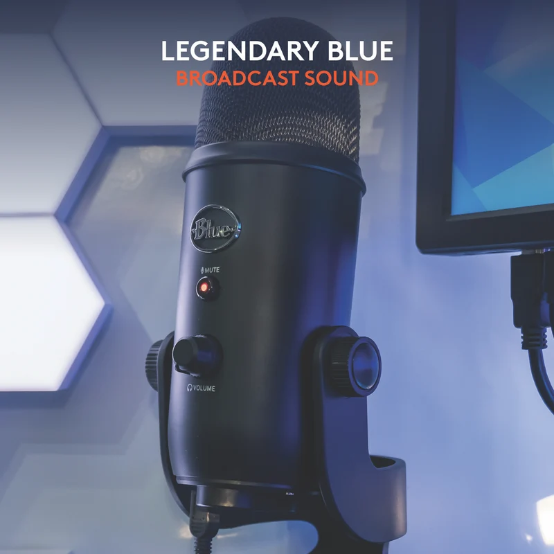Blue Yeti USB Microphone Blackout Edition
