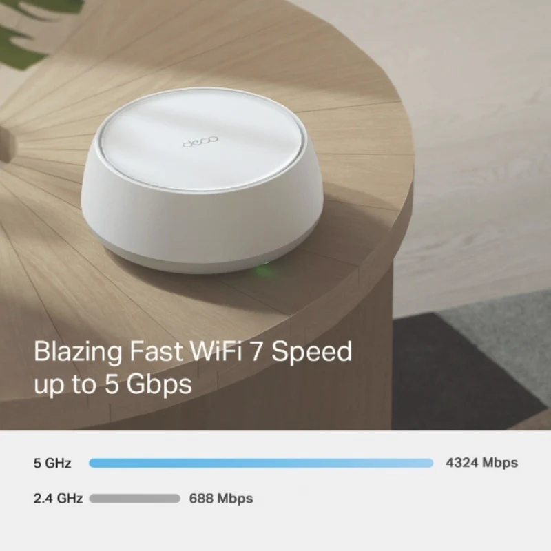 TP-LINK Deco BE5000 Whole Home Mesh Wi-Fi 7 System (2-pack)