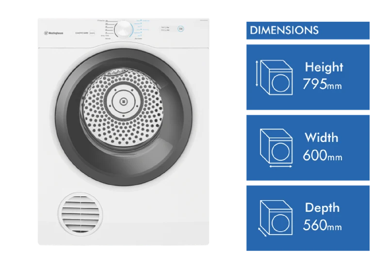 Westinghouse 5.5kg Vented Dryer