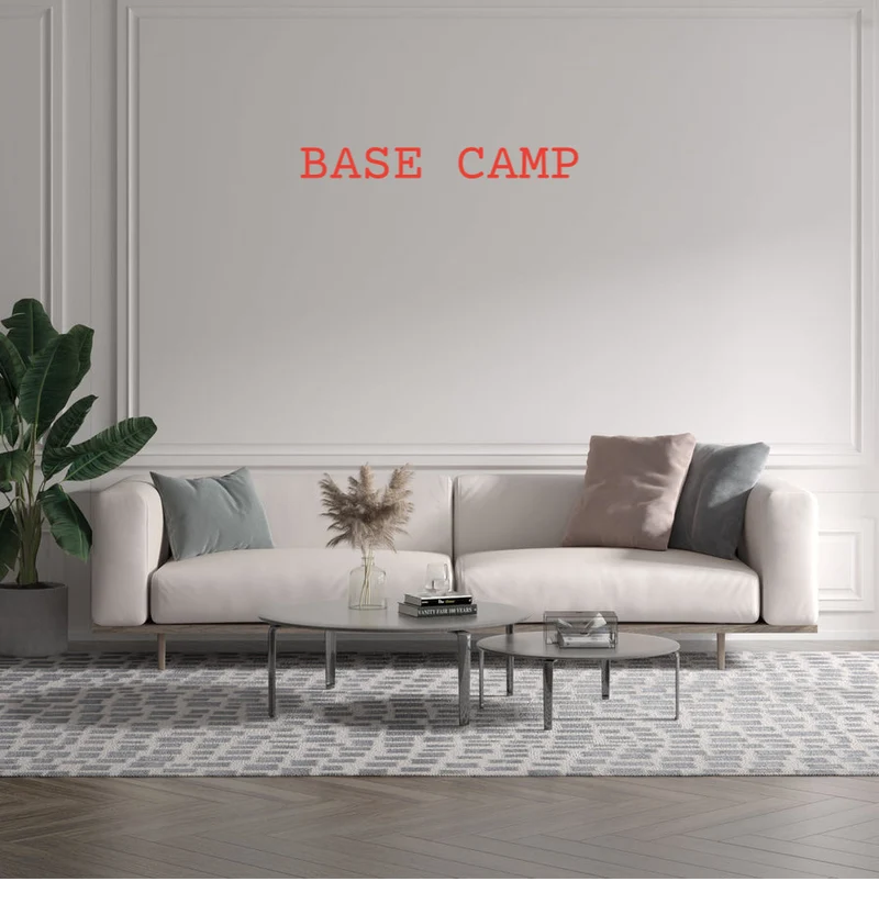 Custom text: BASE CAMP