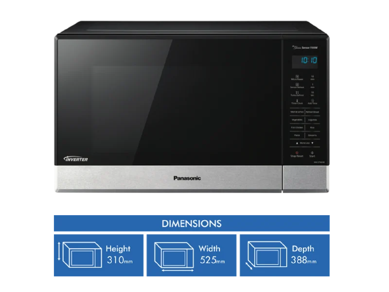 Panasonic 32L 1100W Microwave Metal