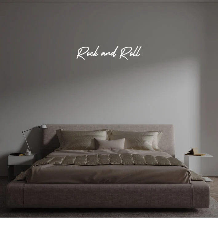 Custom text: Rock and Roll