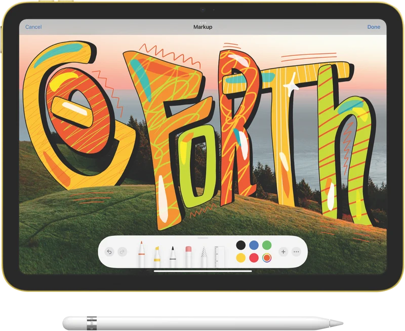 Apple iPad 10.9" (10th Gen) Wi-Fi 256GB - Yellow