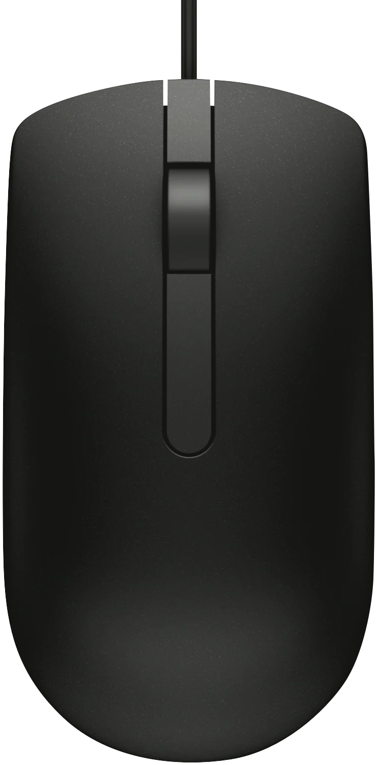 Dell Corded Optical Mouse MS116 - Black