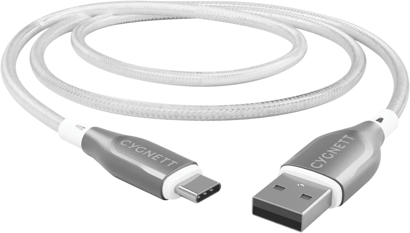 Cygnett USB 2.0 Armoured braided USB A Lightning 2m White