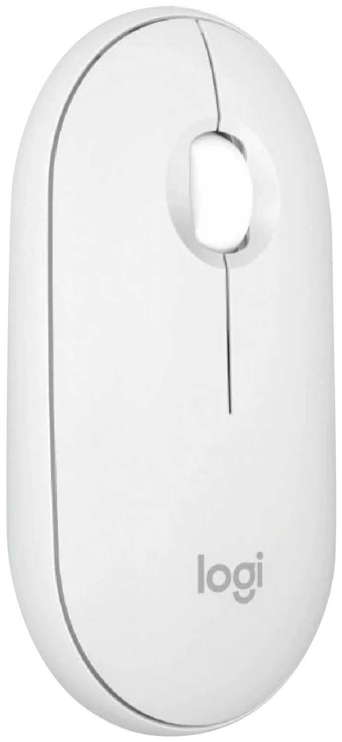 Logitech M350s Pebble Wireless Mouse (White)