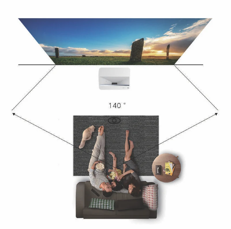 2C 120" Ambient Light Rejecting Screen