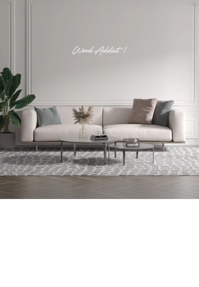 Custom text: Wood Addict !