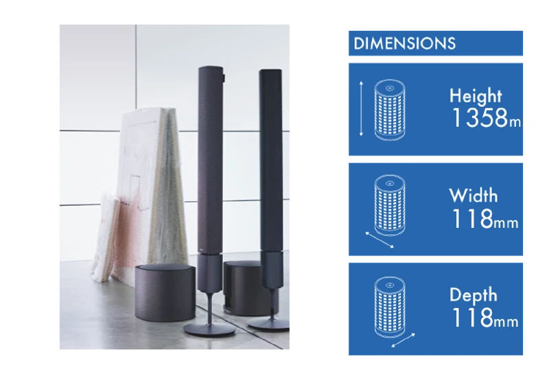 Loewe PF KLANG5 SPEAKERS +SUBWOOFER 2.1 GRAP/GREY