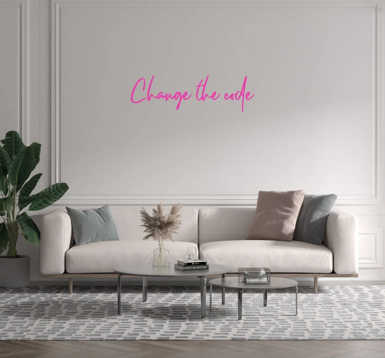 Custom text: Change the code
