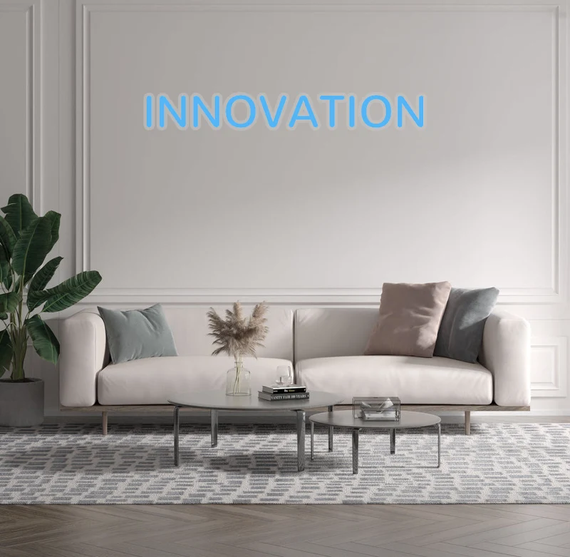 Custom text: INNOVATION