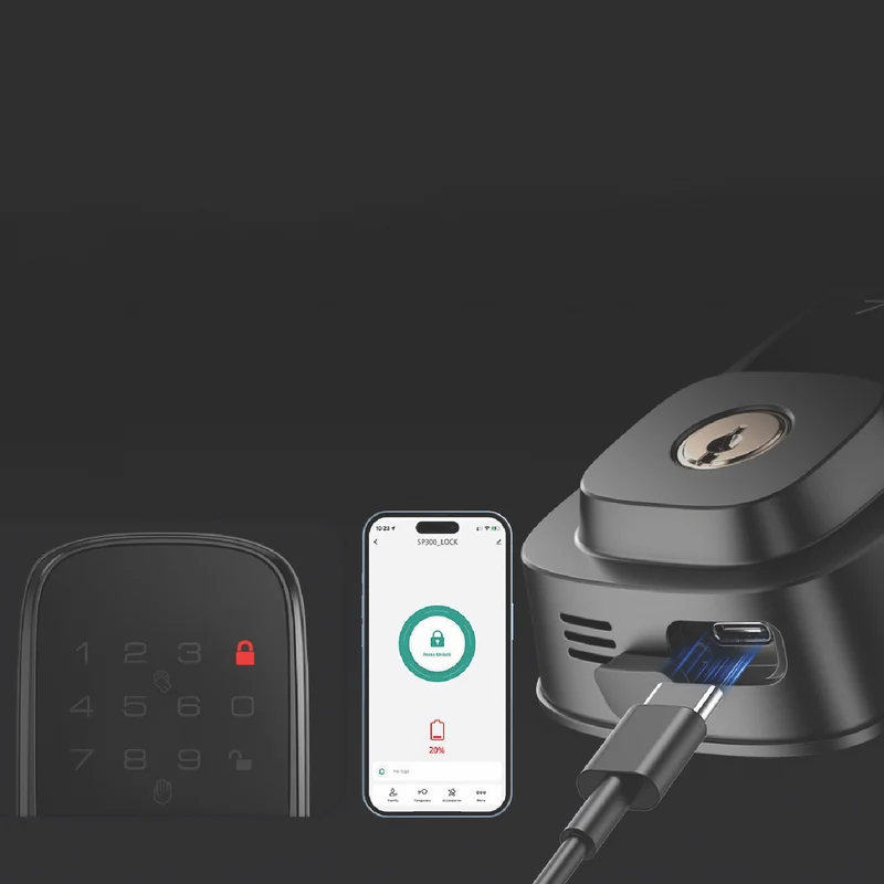 Connect SmartHome Deadbolt Lock with Palm Reader