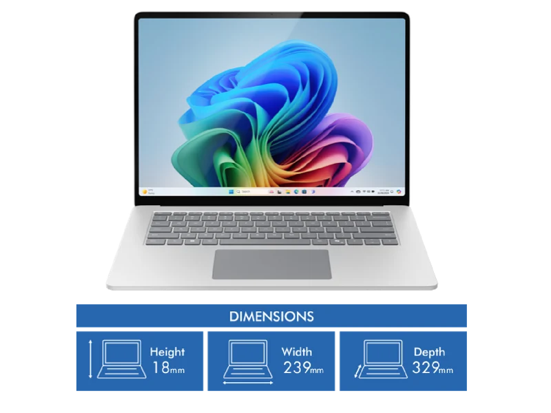 Microsoft Surface Laptop (7th Ed) Copilot+ PC 15" X Elite 12 Core 16GB 512GB - Plat