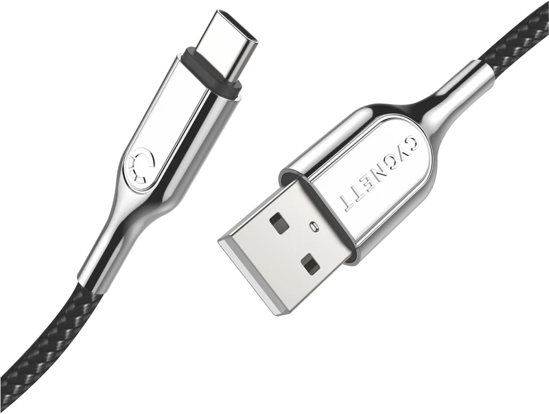 Cygnett Armoured 2.0 USB-C to USB-A (3A/60W) 50cm Black