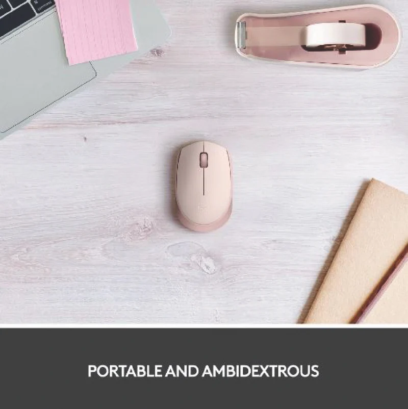 Logitech M171 Compact Wireless Mouse (Rose)