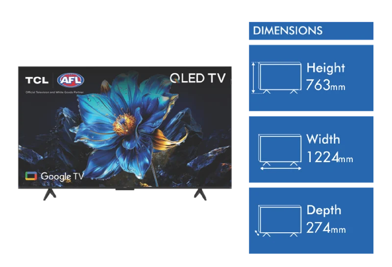 TCL 55" P7K QLED Google TV 2025