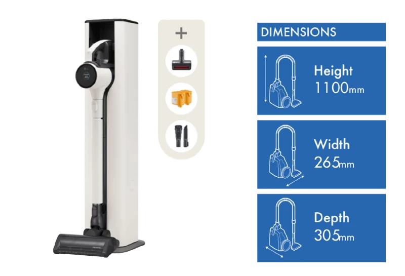 LG A9X-AUTO2 CordZero Stick Vacuum with All-in-One Tower