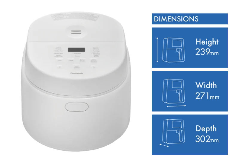 Panasonic Premium 10 Cup Rice Cooker And Multi-Cooker