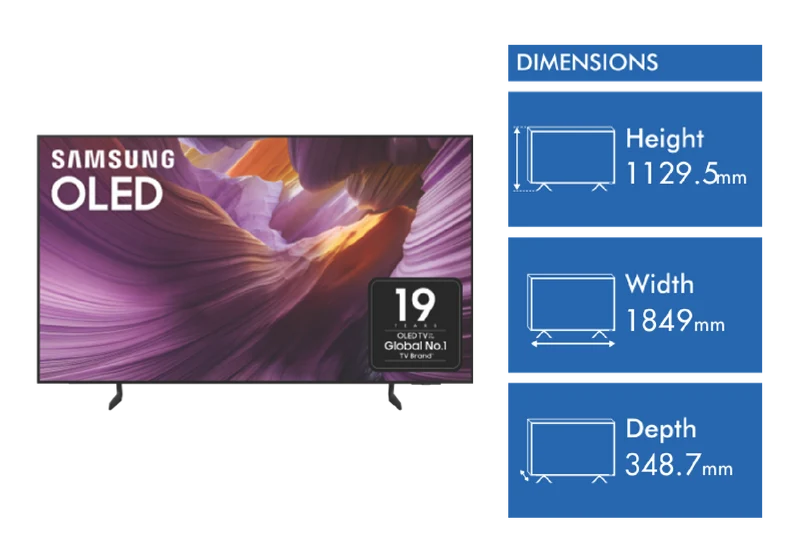 Samsung 83" OLED S85F 4K Vision AI Smart TV 2025
