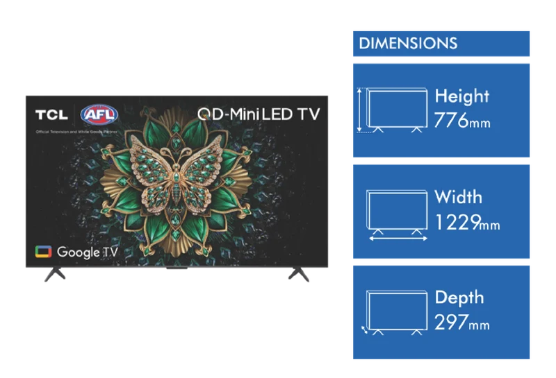 TCL 55" C6K QD Mini LED Google TV 2025