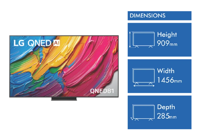 LG 65" QNED81A AI LED UHD 4K Smart TV 2025