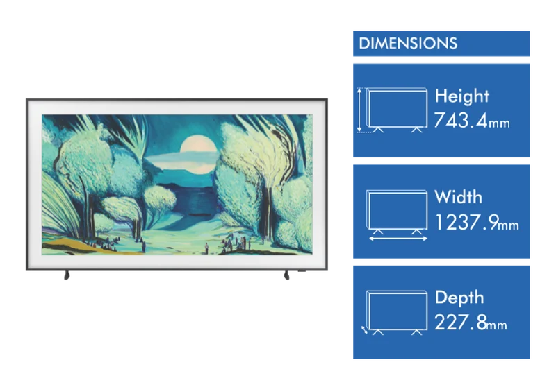 Samsung 55" LS03F The Frame QLED 4K Smart TV 2025