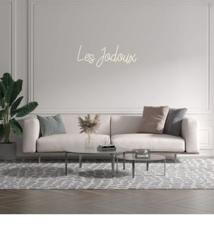 Custom text: Les Jodoux