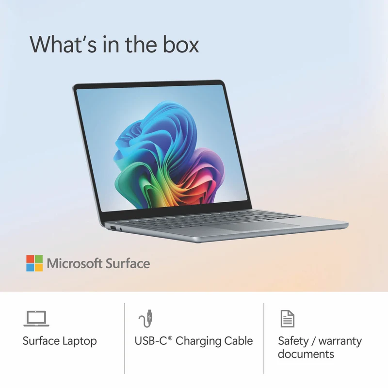 Microsoft Surface Laptop Copilot+ PC 13" Snapdragon X Plus 8 Core 16GB 512GB -Ocean