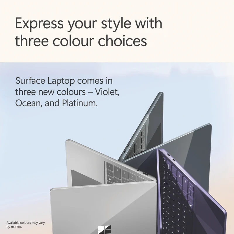 Microsoft Surface Laptop Copilot+ PC 13" Snapdragon X Plus 8 Core 16GB 512GB -Platinum