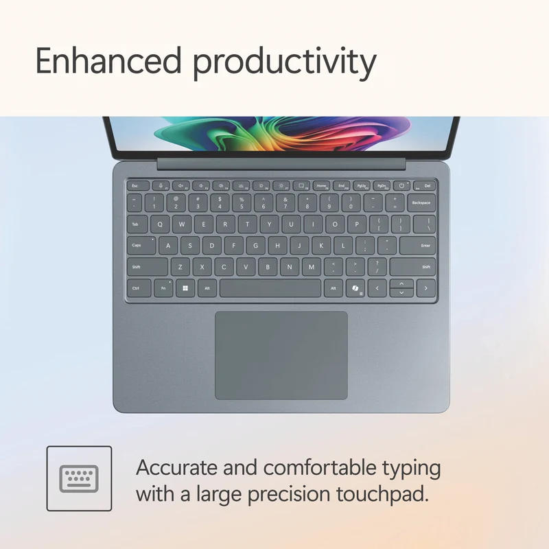 Microsoft Surface Laptop Copilot+ PC 13" Snapdragon X Plus 8 Core 16GB 512GB -Platinum