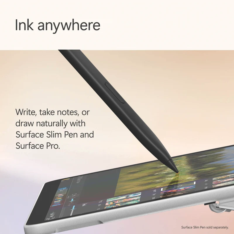 Microsoft Surface Pro Copilot+ PC 12" Snapdragon X Plus 8 Core 16GB 256GB -Platinum
