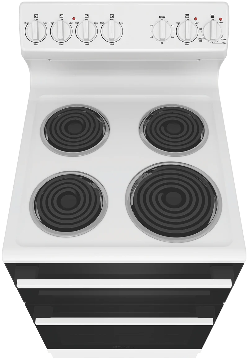 Westinghouse 54cm Electric Freestanding Cooker, White