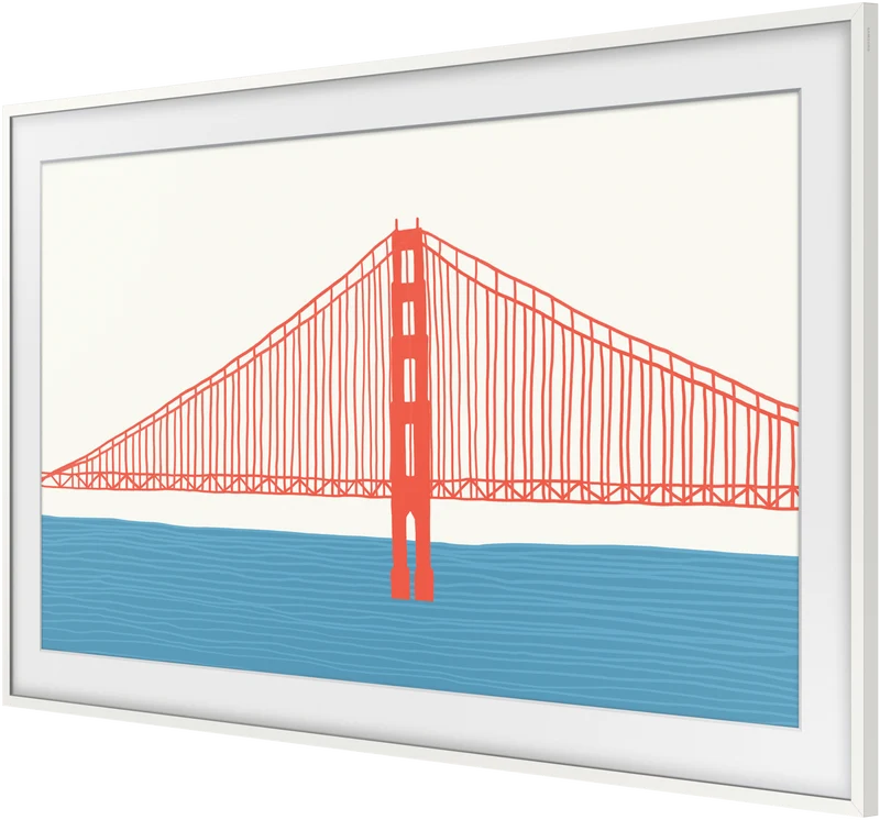 Samsung Customisable Modern Frame For 65" Frame TV, White