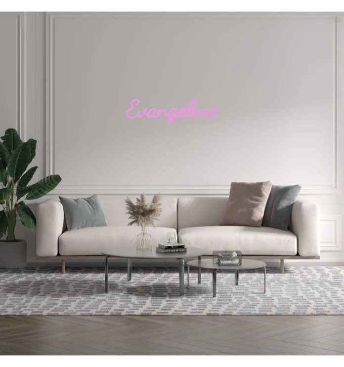 Custom text: Evangéline