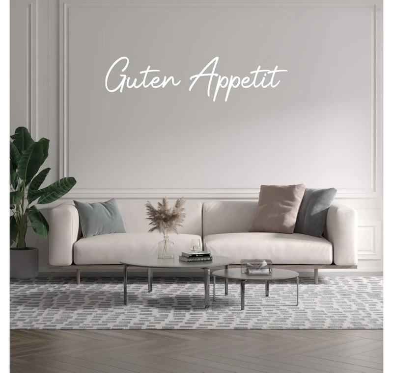 Custom text: Guten Appetit