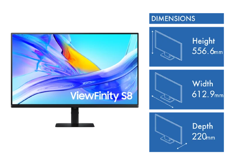 Samsung 27" ViewFinity S80UD UHD Monitor