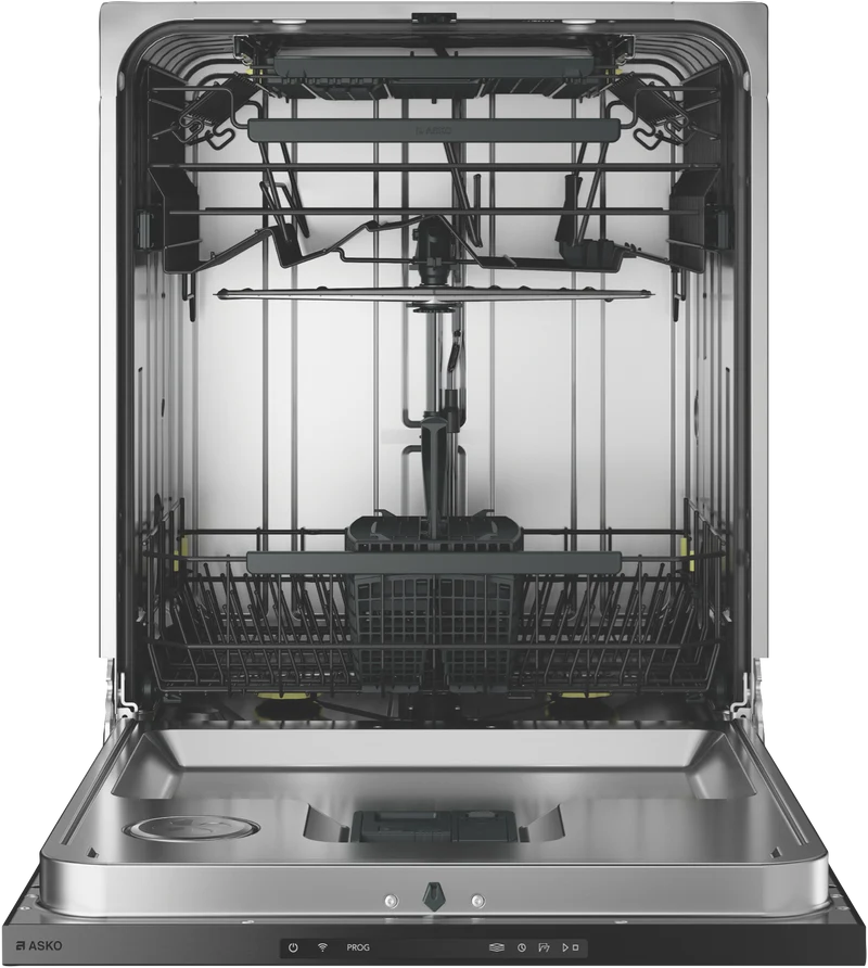 ASKO Logic Built In Dishwasher 82cm Black Steel