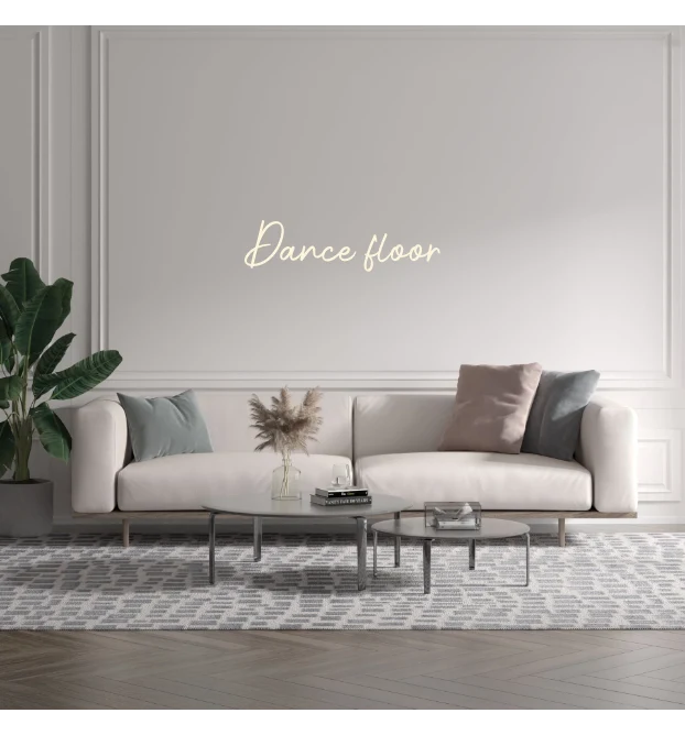 Custom text: Dance floor