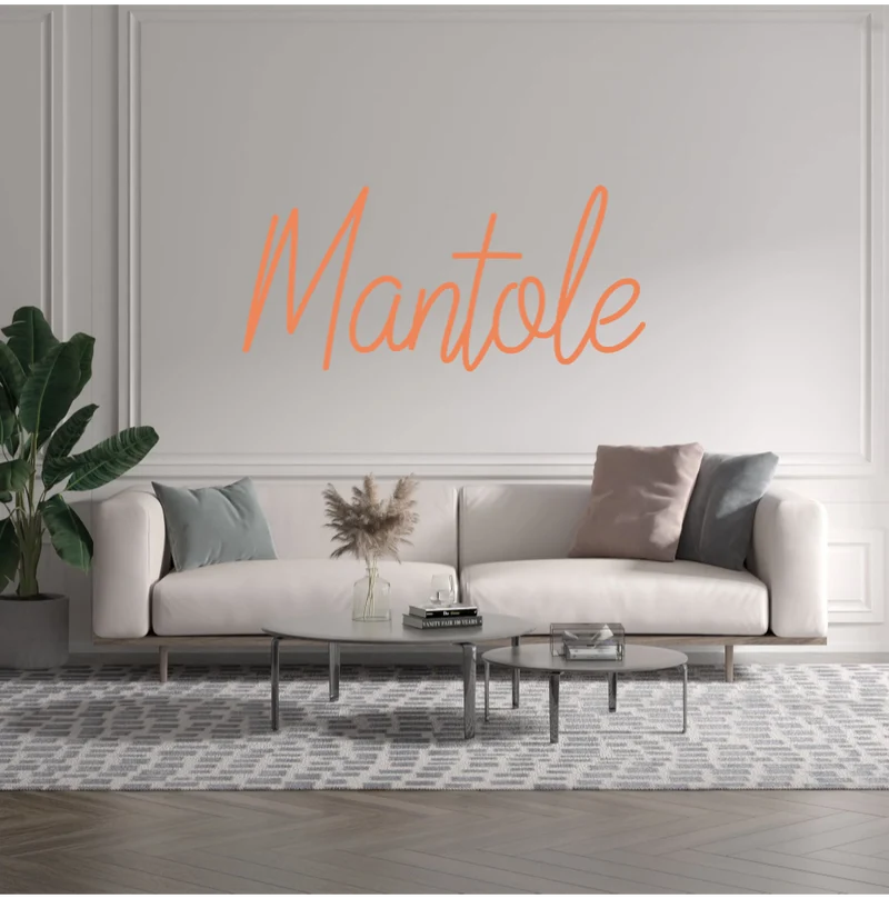 Custom text: Mantole