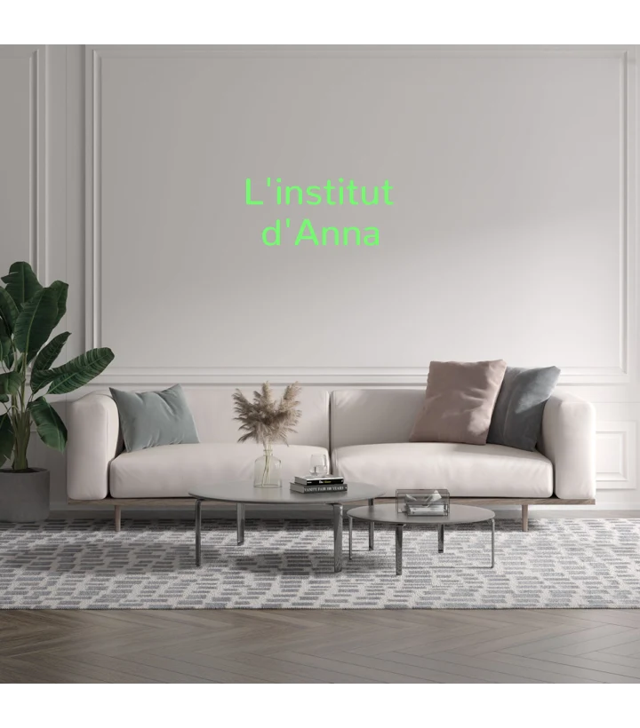 Custom text: L'institut d'Anna
