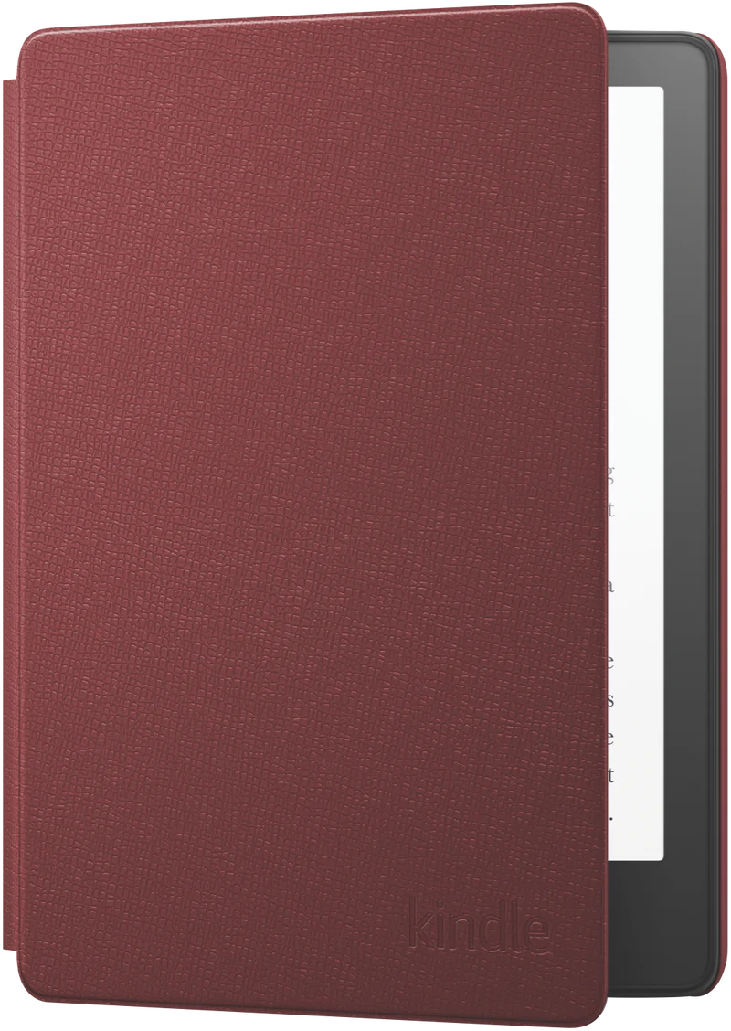Kindle Paperwhite Leather Cover - Merlot (11th Generation-2021)