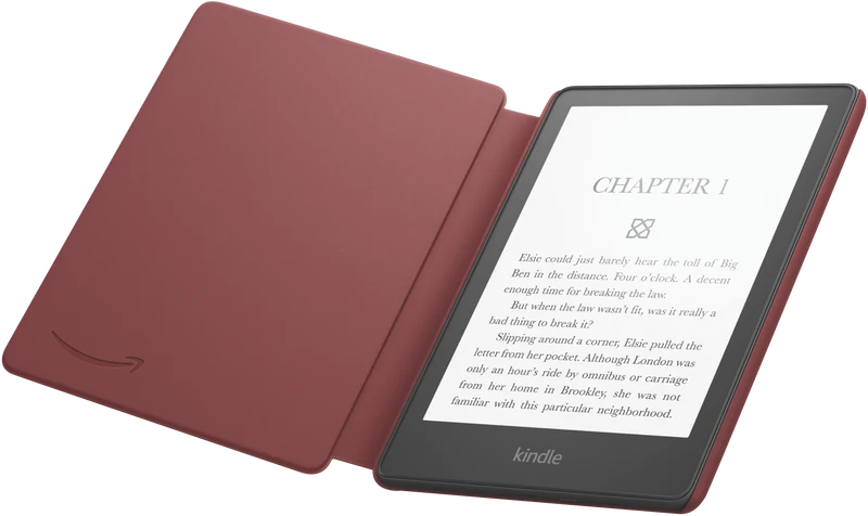 Kindle Paperwhite Leather Cover - Merlot (11th Generation-2021)
