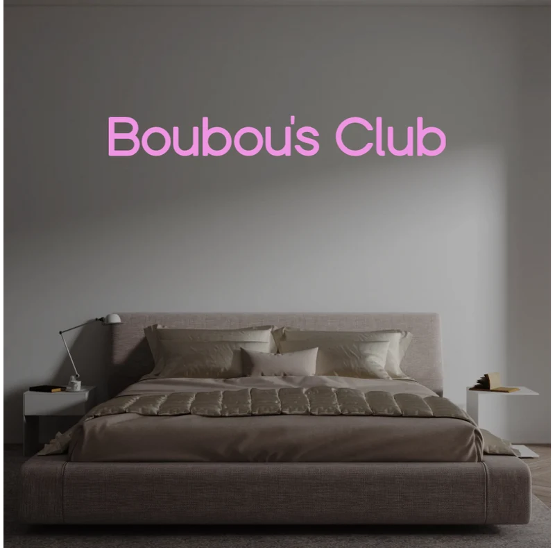 Custom text: Boubou's Club