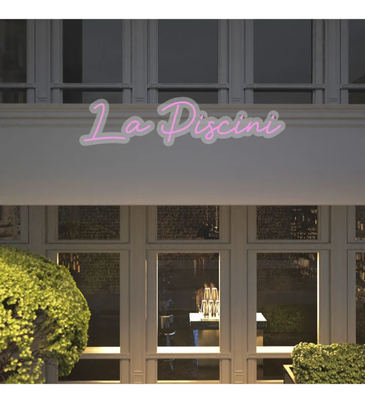 Custom text: La Piscini