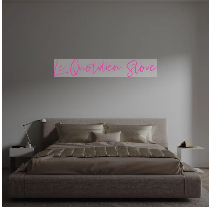 Custom text: Le Quotidien Store